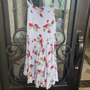 Free people floral slip dress size L boho